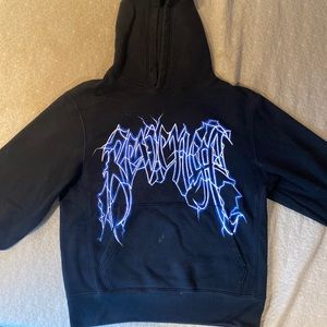 Revenge Exclusive Blue Lightning Hoodie